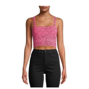 Leopard Tube Top with Straps